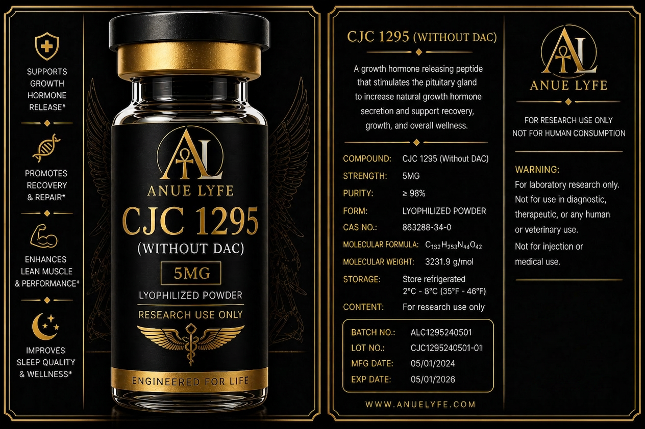 CJC-1295 (without DAC) research peptide product visual